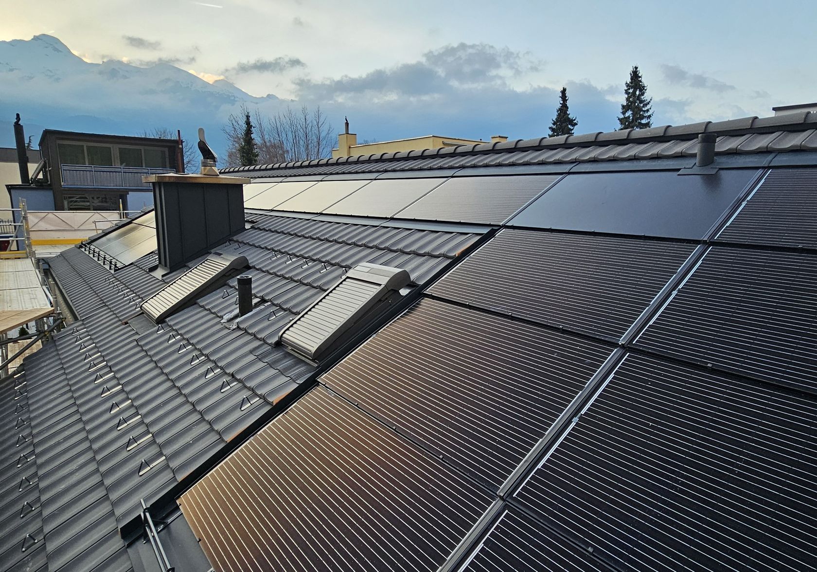 Solaranlage der Hasler Solar AG