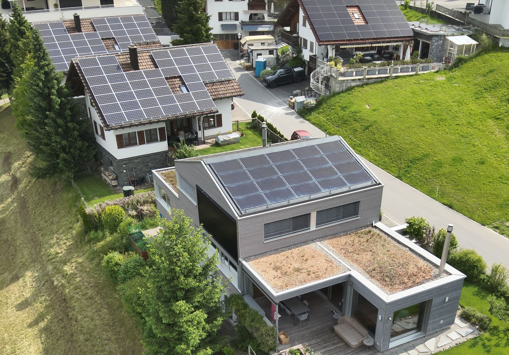 Photovoltaikanlage der Hasler Solar AG