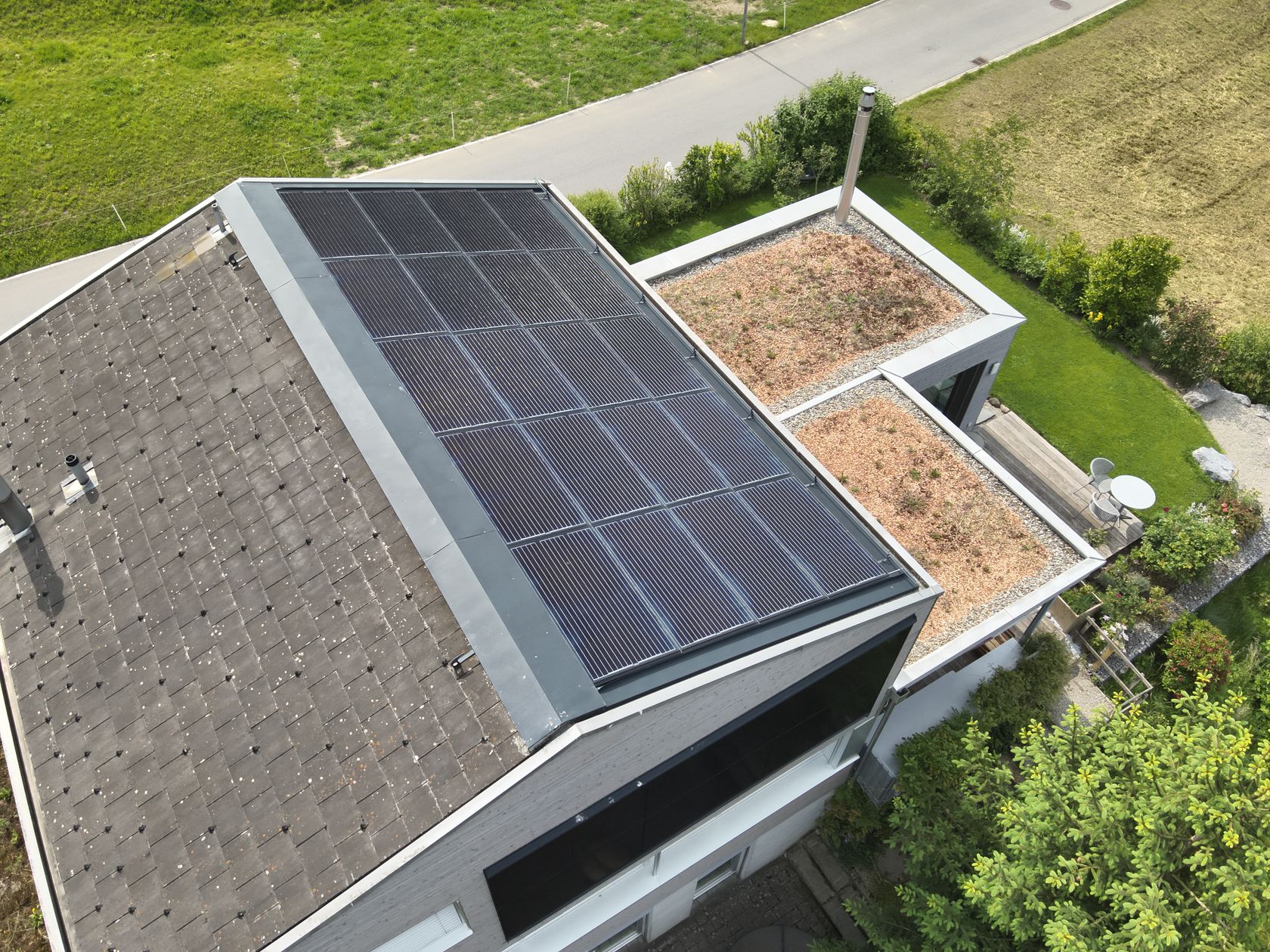Solaranlage der Hasler Solar AG