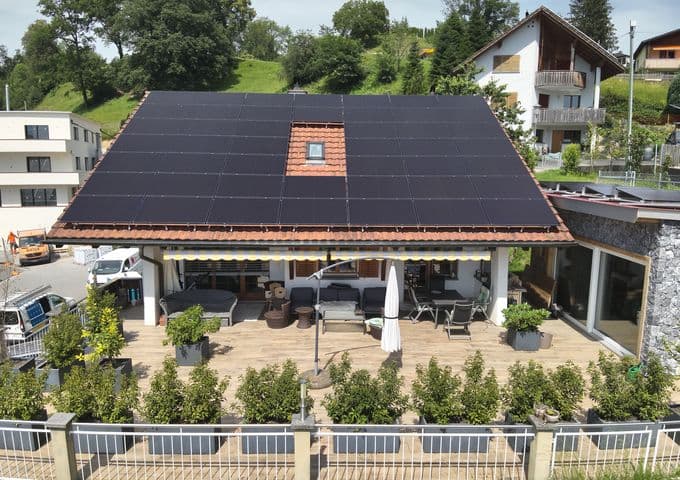 Solaranlage der Hasler Solar AG