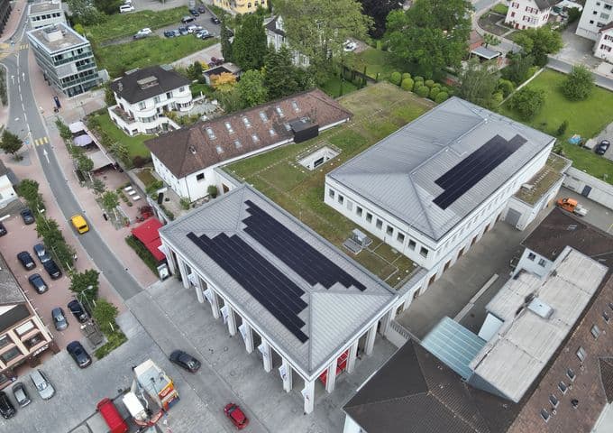 Solaranlage der Hasler Solar AG