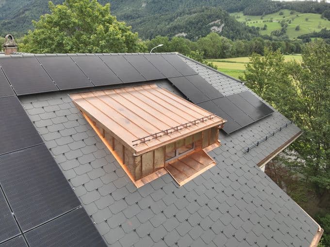 Solaranlage der Hasler Solar AG