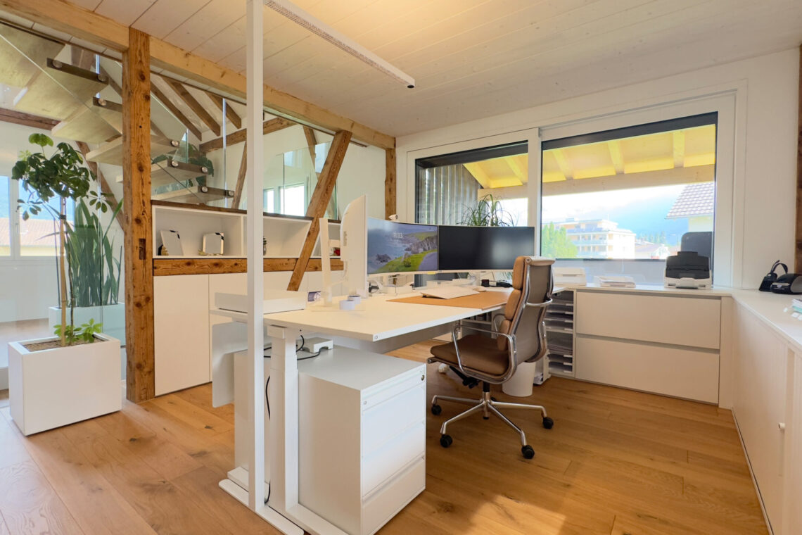 Arbeiten im Stallgebäude